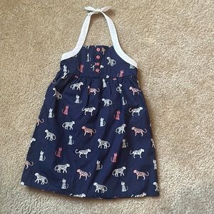 Gymboree 2T zoo halter dress